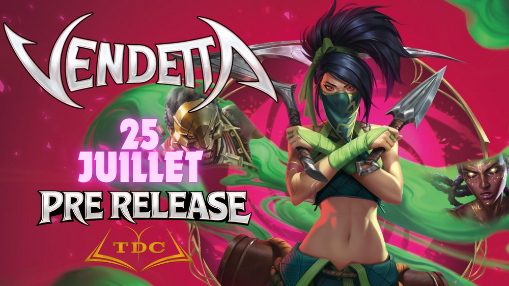 League of Legends Riftbound TCG: Vendetta -Pre Rift Event Kit (25 Juillet) limit of 1 per customer
