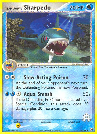 Team Aqua's Sharpedo (18/95) [EX: Team Magma vs Team Aqua] 