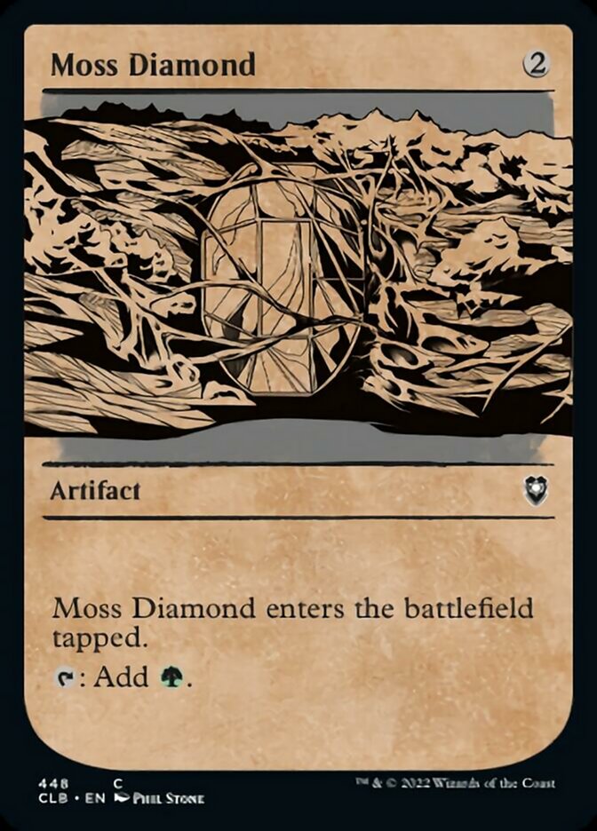 Moss Diamond (Showcase) [Commander Legends: Battle for Baldur's Gate] 