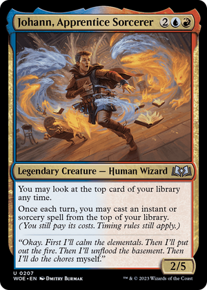Johann, Apprentice Sorcerer [Wilds of Eldraine] 