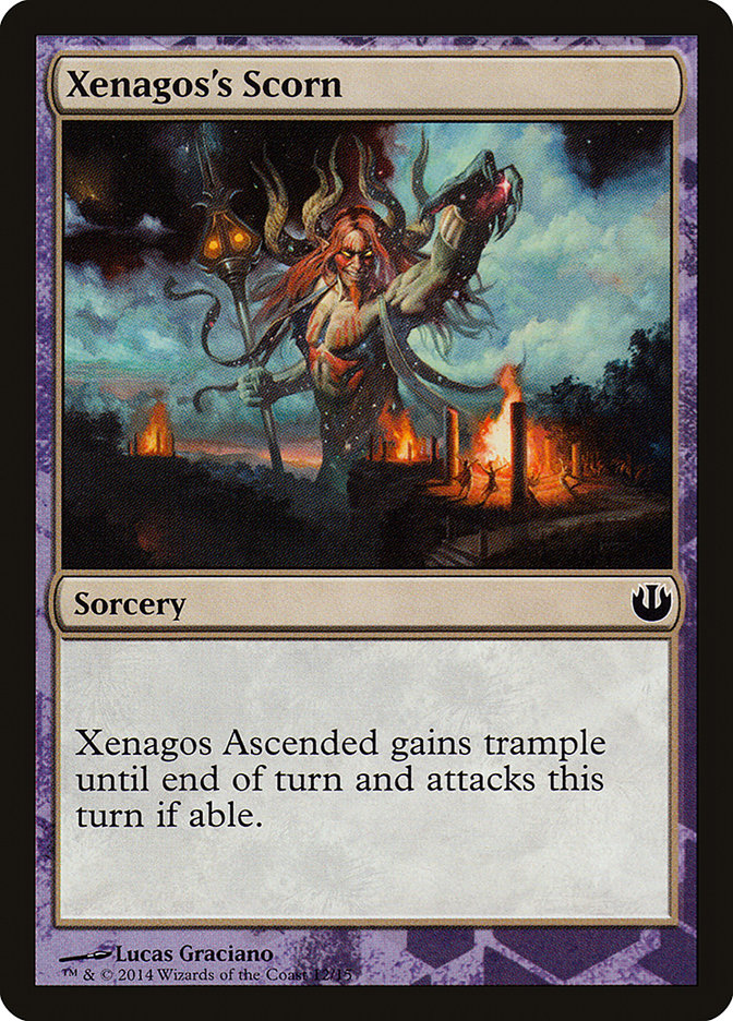 Xenagos's Scorn [Journey into Nyx Defeat a God] 