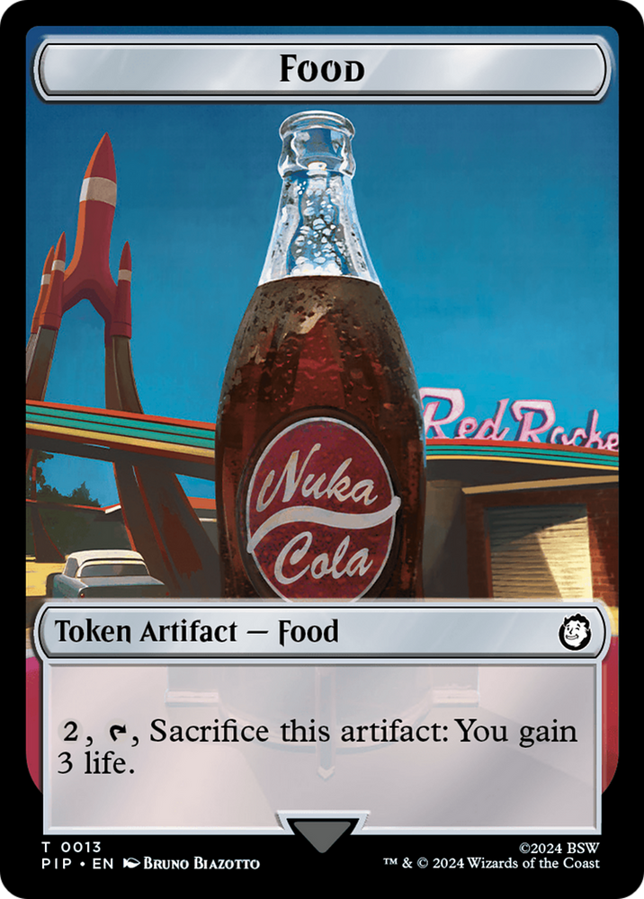 Settlement // Food (013) Double-Sided Token [Fallout Tokens] 