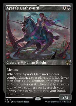 Ayara's Oathsworn (Foil Etched) [March of the Machine: The Aftermath]