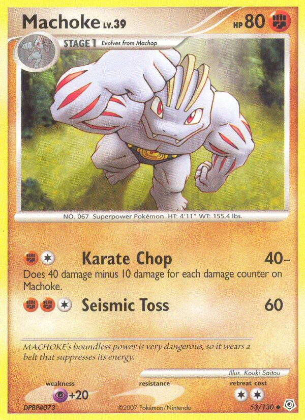 Machoke (53/130) [Diamond & Pearl: Base Set]