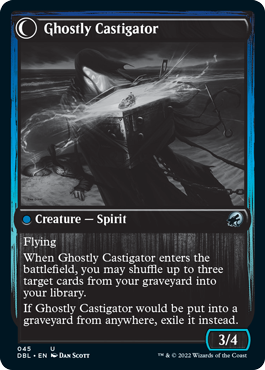 Covetous Castaway // Ghostly Castigator [Innistrad: Double Feature] 