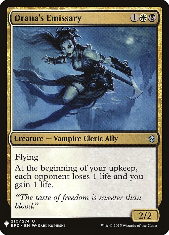 Drana's Emissary [Mystery Booster] 