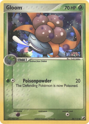 Gloom (58/115) (Stamped) [EX: Unseen Forces] 