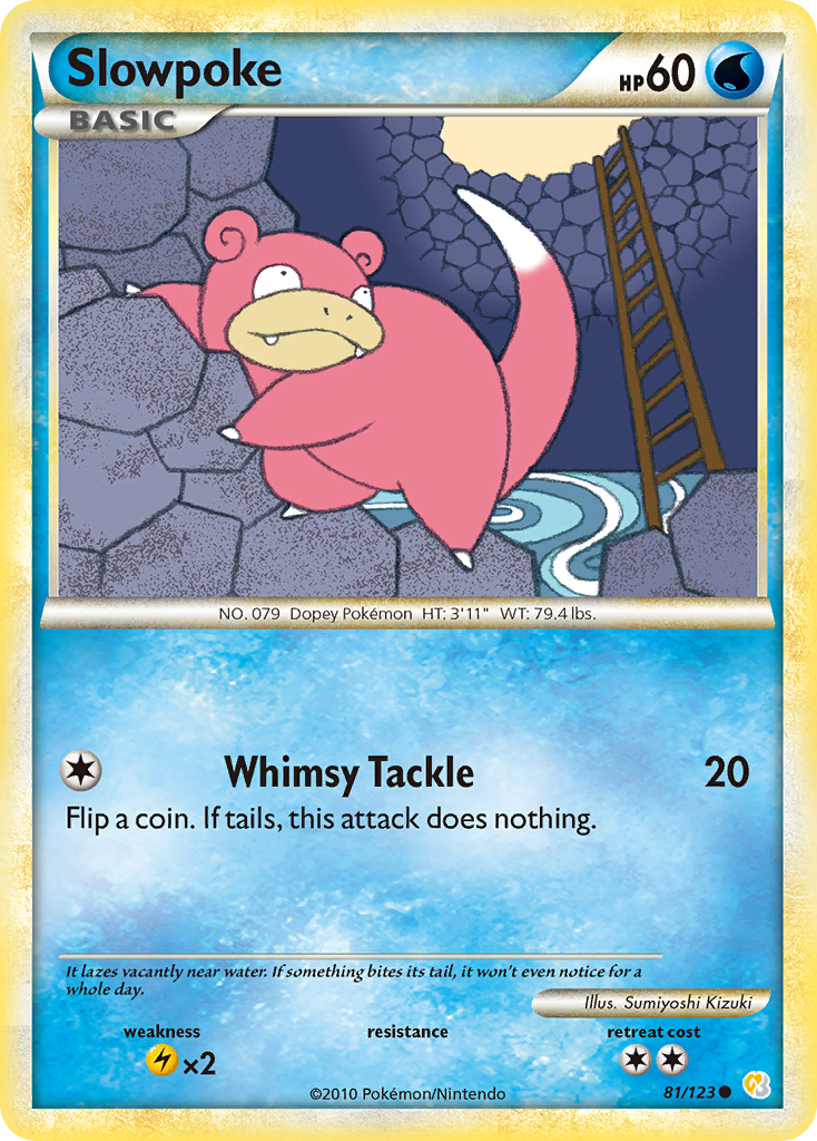 Slowpoke (81/123) [HeartGold & SoulSilver: Base Set] 