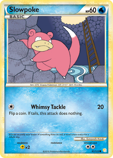 Slowpoke (81/123) [HeartGold &amp; SoulSilver: Base Set] 