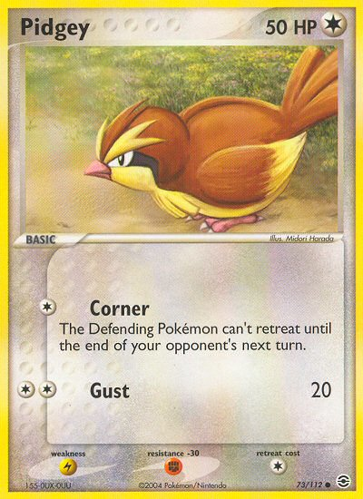 Pidgey (73/112) [EX: FireRed & LeafGreen] 