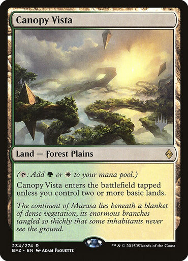 Canopy Vista [Battle for Zendikar Promos] 