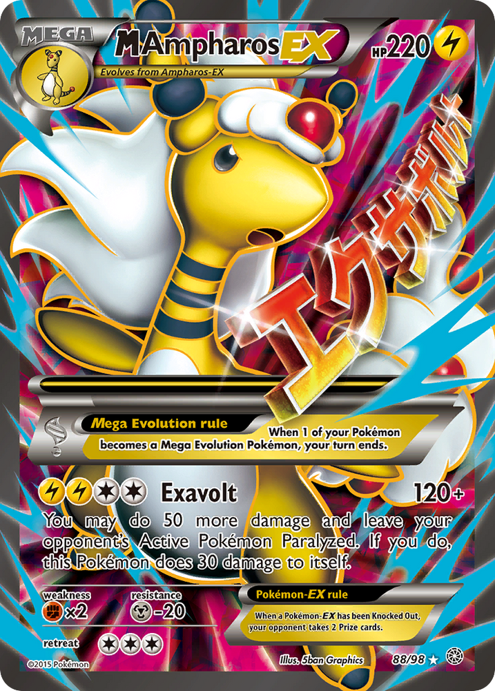 M Ampharos EX (88/98) [XY: Ancient Origins] 