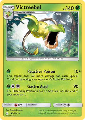 Victreebel (15/214) [Sun &amp; Moon: Unbroken Bonds] 