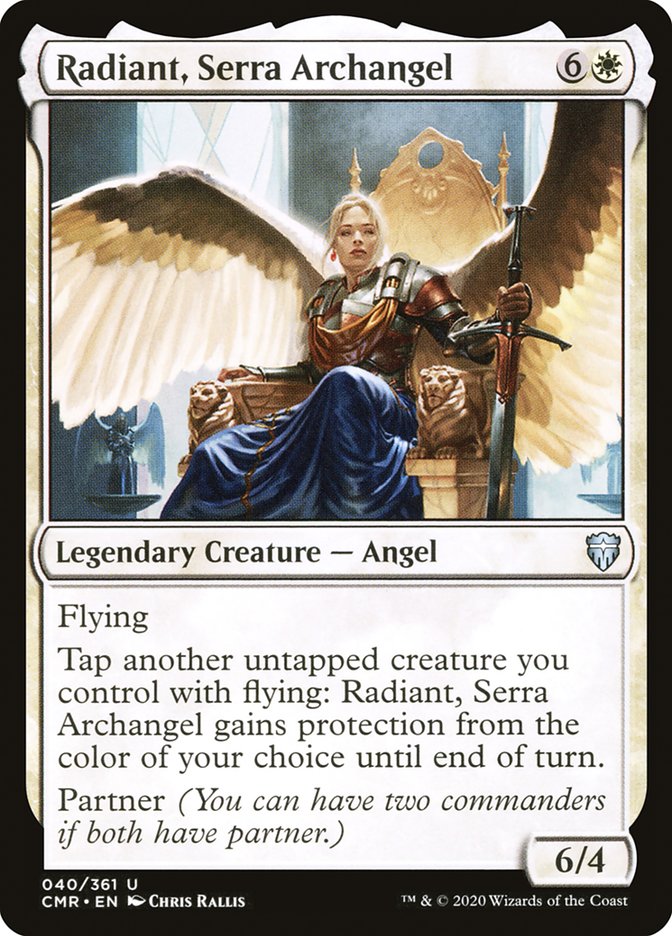 Radiant, Serra Archangel [Commander Legends] 