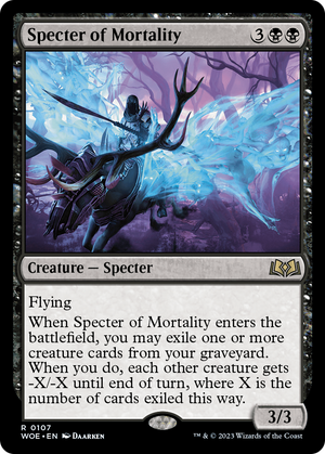 Specter of Mortality [Wilds of Eldraine] 