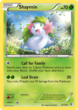Shaymin (10/149) [Black &amp; White: Boundaries Crossed] 