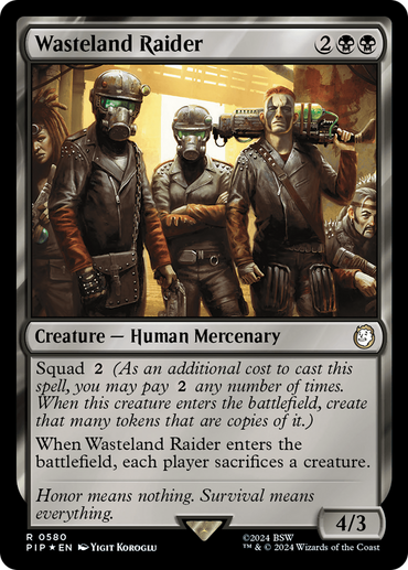 Wasteland Raider (Surge Foil) [Fallout] 