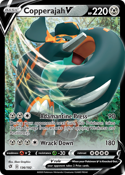 Copperajah V (136/192) [Sword &amp; Shield: Rebel Clash] 