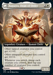 Plargg, Dean of Chaos // Augusta, Dean of Order (Extended Art) [Strixhaven: School of Mages] 