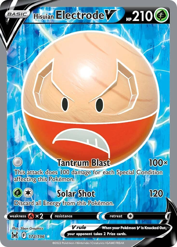 Hisuian Electrode V (172/196) [Sword &amp; Shield: Lost Origin] 