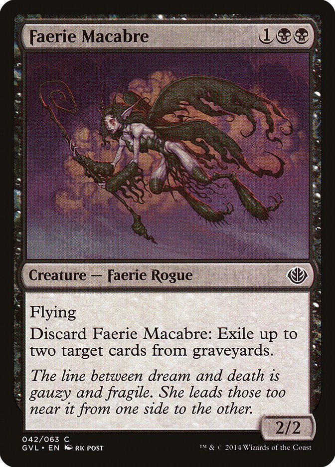 Faerie Macabre (Garruk vs. Liliana) [Duel Decks Anthology] 