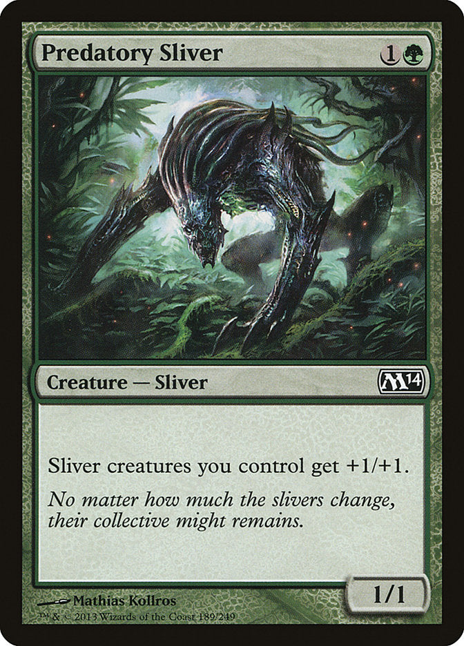 Predatory Sliver [Magic 2014] 