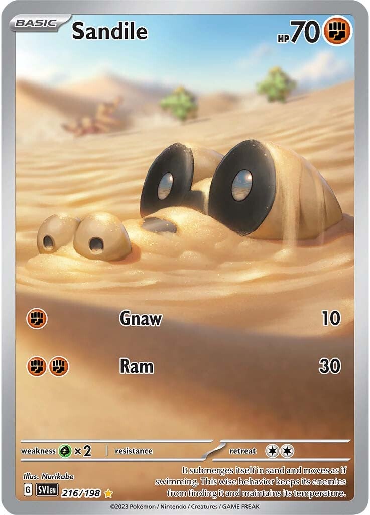 Sandile (216/198) [Scarlet & Violet: Base Set] 