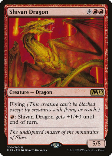 Shivan Dragon [Core Set 2019] 