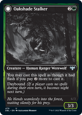 Oakshade Stalker // Moonlit Ambusher [Innistrad: Double Feature] 