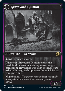 Graveyard Trespasser // Graveyard Glutton [Innistrad: Double Feature] 