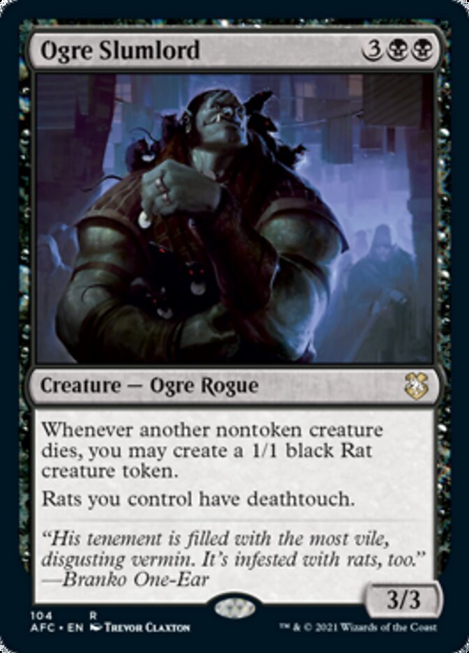 Ogre Slumlord [Dungeons &amp; Dragons: Adventures in the Forgotten Realms Commander] 