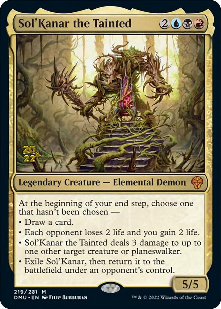 Sol'Kanar the Tainted [Dominaria United Prerelease Promos] 