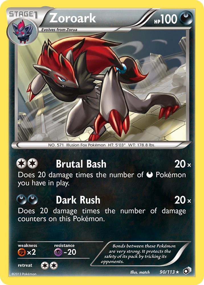 Zoroark (90/113) [Black &amp; White: Legendary Treasures] 