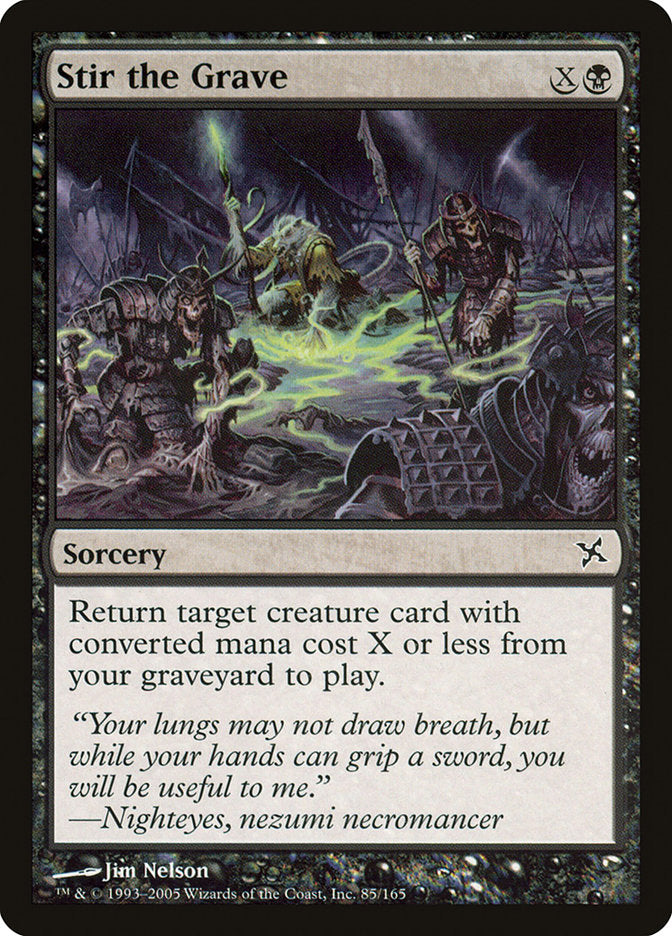Stir the Grave [Betrayers of Kamigawa] 