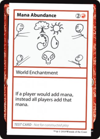 Mana Abundance (2021 Edition) [Mystery Booster Playtest Cards] 