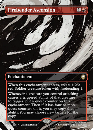 Firebender Ascension (Borderless) [Avatar: The Last Airbender]