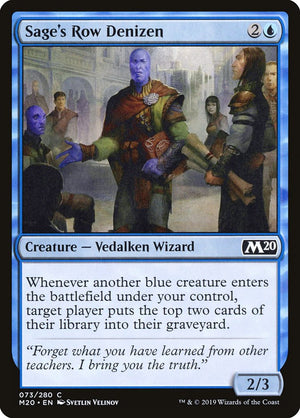 Sage's Row Denizen [Core Set 2020] 