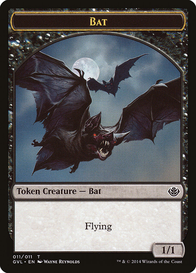 Bat Token (Garruk vs. Liliana) [Duel Decks Anthology Tokens] 