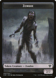 Human Soldier (003) // Zombie Double-Sided Token [Commander 2020 Tokens] 