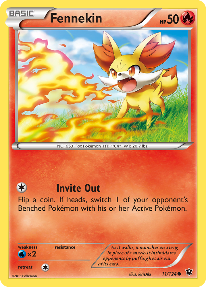 Fennekin (11/124) [XY: Fates Collide] 