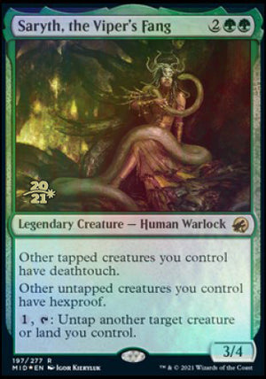 Saryth, the Viper's Fang [Innistrad: Midnight Hunt Prerelease Promos] 
