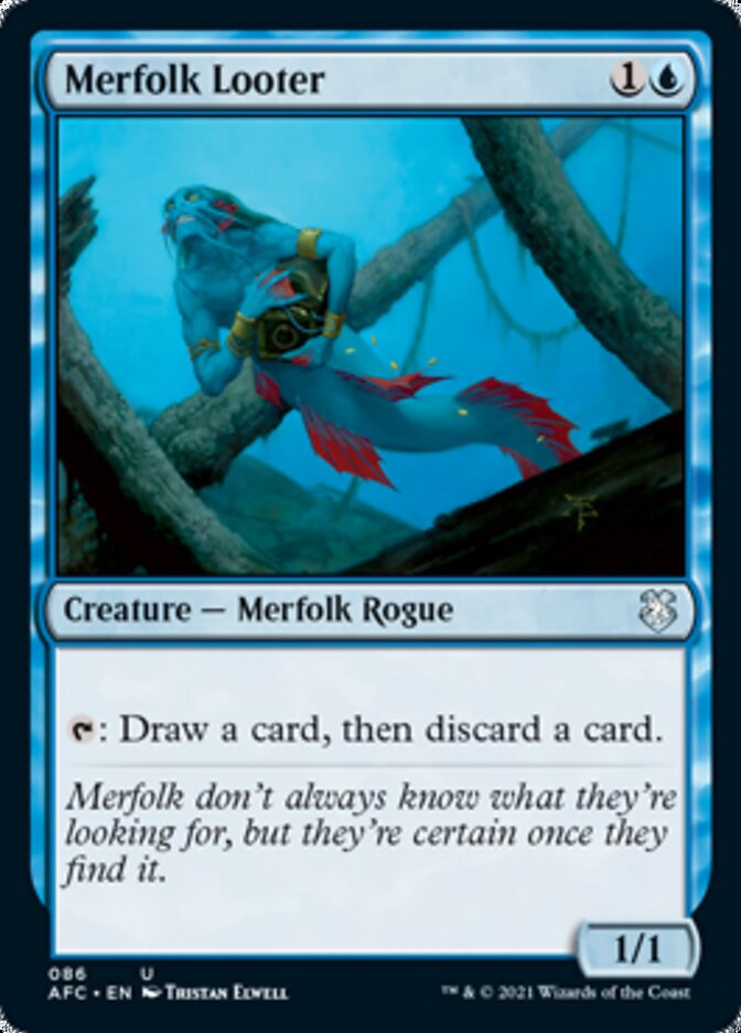 Merfolk Looter [Dungeons & Dragons: Adventures in the Forgotten Realms Commander] 