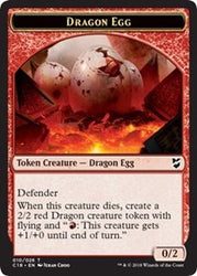 Dragon Egg // Dragon Double-Sided Token [Order 2018 Tokens] 