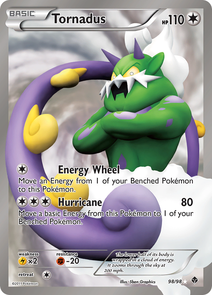 Tornadus (98/98) [Black &amp; White: Emerging Powers] 