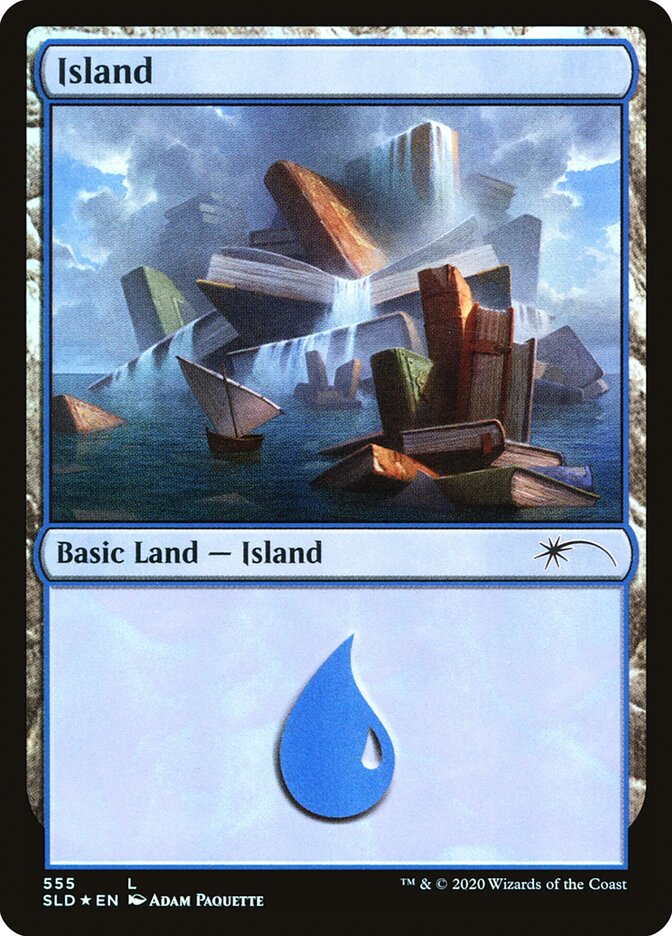 Island (Well Read) (555) [Secret Lair Drop Promos] 