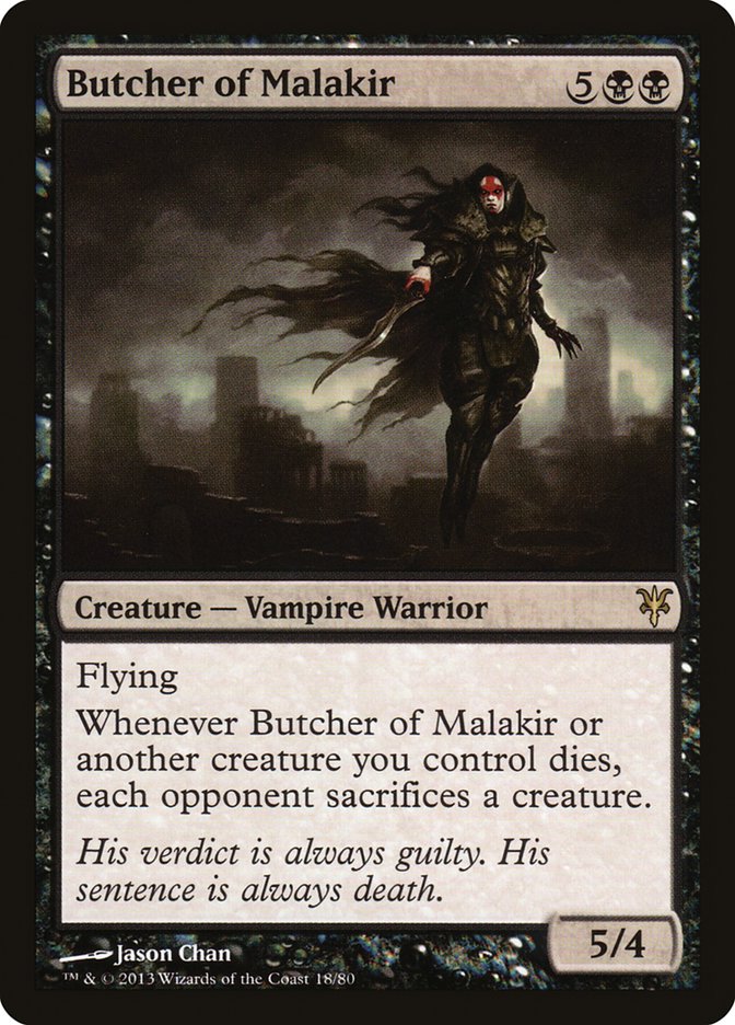 Butcher of Malakir [Duel Decks: Sorin vs. Tibalt] 