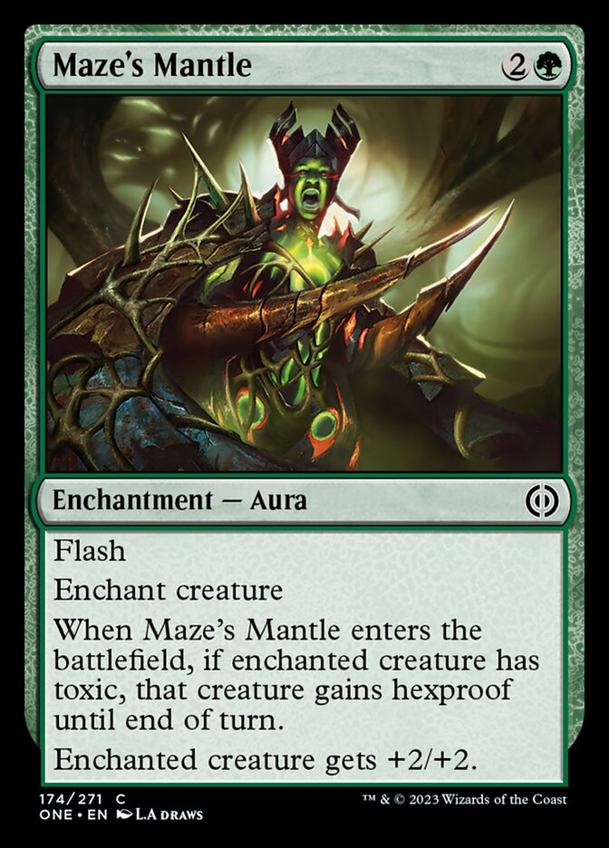 Maze's Mantle [Phyrexia: All Will Be One] 