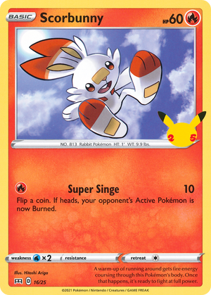 Scorbunny (16/25) [McDonald's 25th Anniversary] 