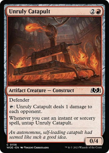 Unruly Catapult [Wilds of Eldraine] 