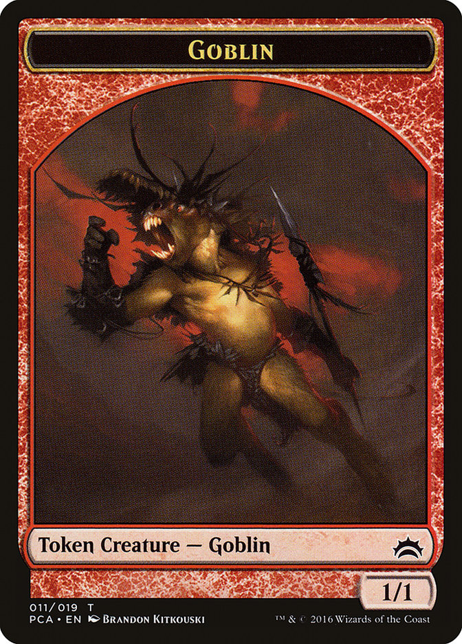 Germ // Goblin Double-Sided Token [Planechase Anthology Tokens] 